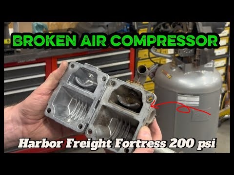 I broke my Harbor freight fortress air compressor.