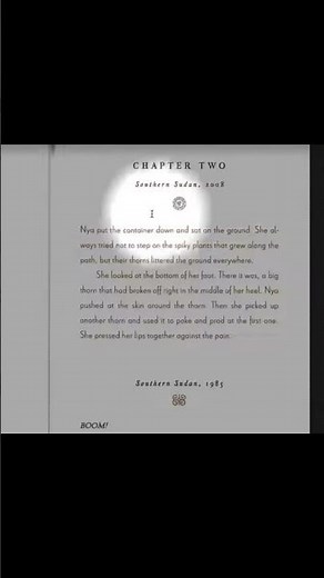 A Long Walk to Water, Chapter 2. read aloud with text. #english #learnenglish #intermediateenglish