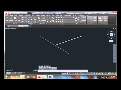 AutoCAD I 07-05 Midpoint Object Snap