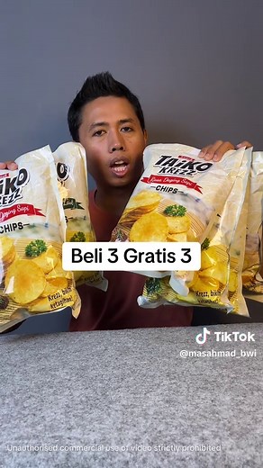 Beli 3 Gratis 3 Taiko Krezz Snack Baru