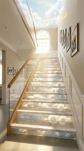 Staircase Becomes Dreamy Cloud Heaven Upgrade 🌟