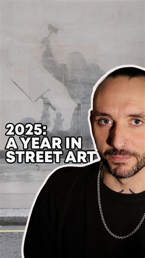2025: A year in Street art, Graffiti and Public Art. Link in bio or comment “Yes” and i’ll DM you the link directly. I don’t use youtube nearly as much as i once did, but i have managed to stick to this annual tradition for ten years! The full video is a deep exploration of some of my favourite pieces and projects created in the last year. We cast a pretty wide net over the “street art” scene and everything in its peripheral vision. I’d love to know your thoughts on it, what you liked, didn’t li