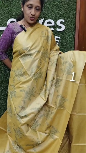 Noil Tussarsilk Embroidery work sarees. To Book your order : 9447055725 Address : Leaves Boutique Pariyathettu complex Near SNDP Building M.C Road, Thiruvalla. #onlineboutique #onlineshopping #tussarsilk #tussarsilksaree #embroiderysaree #boutiquefashion #boutiquesaree #thiruvalla #kochi | Leaves Boutique