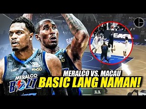 Ayos ba ang ginawa ng MERALCO sa EASL kontra Macau?