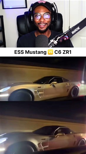Supercharged Mustang GT 🆚 Corvette C6 ZR1 Epic Roll Race