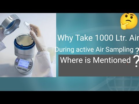 Active air sampling || sample size || Environmental monitoring ||