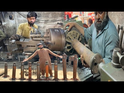 Incredible Process of Making High Quality Screw Jack without Proper Tools || Make Screw Jack