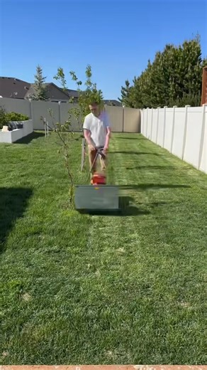 How to smooth out a bumpy lawn using sand step by step #lawncar #lawn | Milo May USA
