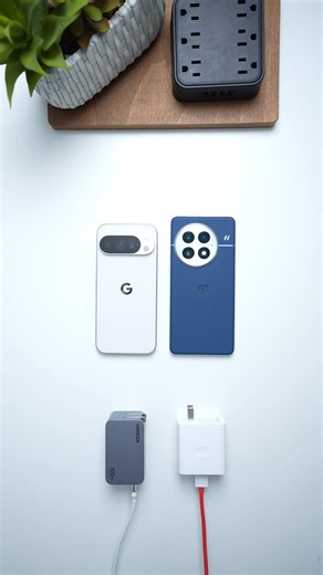 Phandroid on Instagram: "Time to see how the #pixel10pro compares to the #oneplus13 in a #smartphone #charging #speedtest. The new #GooglePixel looks like it chargest faster than last year's. What do you think? #tech #technology #fast #speed #android #oneplus #gadgets #google #instatech #techtok #techreels #oneplus #teampixel"