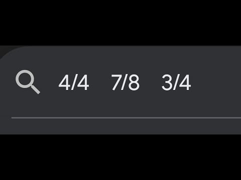 Experimenting with time signatures