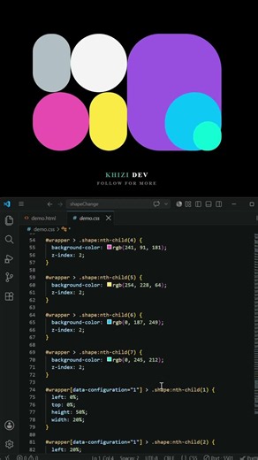 I Made This Insane Shape-Shifting UI With CSS 👌🚀