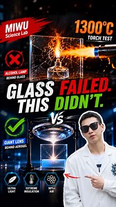 1300°C. 5 minutes. And the candle still didn't melt. Honestly, I thought this experiment would fail. Would you believe this if you didn't see it yourself? 🔥 #science #mindblown #technology #physics #foryou
