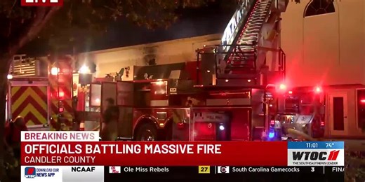 Candler County officials respond to downtown fire