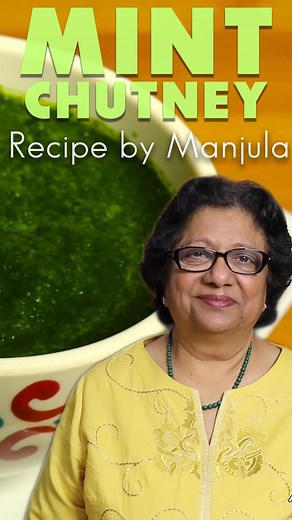 Mint Chutney – Indian Condiment https://manjulaskitchen.com/mint-chutney-indian-condiment/ Ingredients 1 cup packed mint (pudina) leaves all the stems removed 1 cup packed Cilantro (hara dhania) leaves 2 tablespoons green chilies chopped (adjust to taste) 2 tablespoons lemon juice (adjust to taste) 1/2 inch ginger chopped 1 teaspoon salt (adjust to taste) 2 tablespoons sugar Pinch of asafetida (hing) Approx. 3 tablespoons water use as needed | Manjula's Kitchen - Indian Vegetarian Recipes