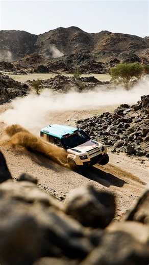 Sharing in-person Dakar Rally and Defender happenings! We caught a variety of racers in action during Stage 2 as they headed towards the finish line in AlUl, Saudi Arabia. We also got an insider scoop of the three DEFENDER Rally teams (including a detailed insider D7X-R walkaround and tour of the DEFENDER bivouac area). It was an exciting day! Our first at the Dakar Rally. •Driver Stéphane Peterhansel, co-driver Mika Metge 500 •Driver Rokas Baciuška, co-driver Oriol Vidal 502 •Driver Sara Price,