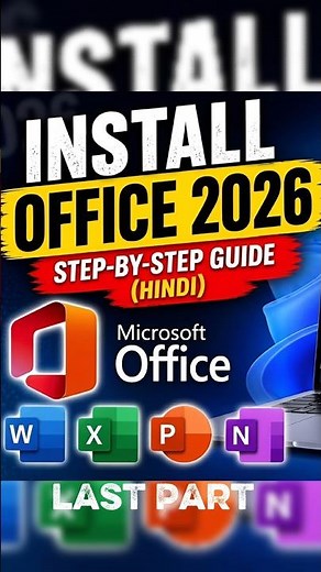 2026 Latest Method to Install Microsoft Office ⚡Last Part #techtutorial #microsoftoffice #microsoft