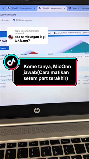 Replying to @saltedcaramel Last part Cara matikan setem secara atas talian di portal Rasmi LHDN👏🏻 Semoga membantu, kalau tak jelas boleh komen untuk kami assist ye🤝 “Faham dengan teliti, Nilai tanpa emosi” #MicONN #Mahasiswa #fyp #uthm #masukberandafyp #lhdn #university