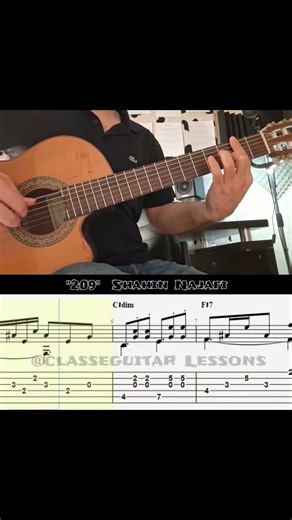 "209" Shahin Najafi #guitarlesson #guitartabs by Farzin Niazkhani #tabsstudio #guitar #guitarpro