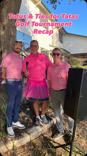 The 6th Annual Tutus & Ties for Tatas tournament was a huge success last month! 🎀 Together they raised $30,000 for the Breast Cancer Resource Center! Thank you to everyone who showed up, donated, and played in pink — your support makes a real difference! 🩷 #TutusandTies #BreastCancerAwareness | Georgetown Country Club