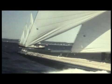J-Class racing in Marblehead 1993.