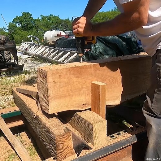 Guide to Building a LIVE EDGE Fireplace Mantel | MR Post Frame