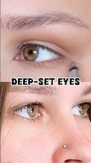 BEST EYESHADOW & EYELINER PLACEMENT FOR DEEP-SET EYES