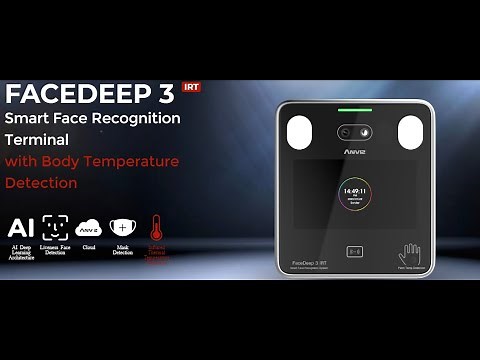 Anviz FaceDeep 3 IRT + CrossChex Cloud - Mask and Temperature Detection