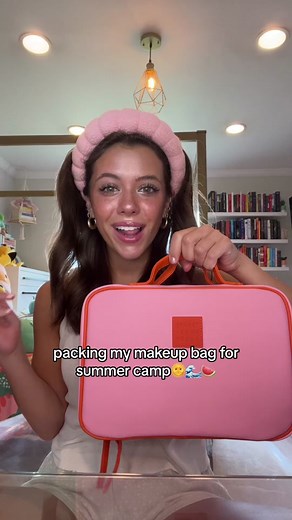 should i make a pack my skincare vid too??🫶 | packing for summer camp