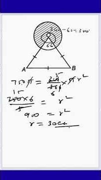 Adjoining Figure △OAB Equilateral Triangle | Shaded Region 750 π cm². Perimeter of Shaded Region?