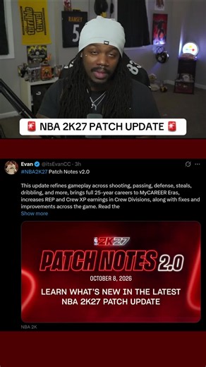 NBA 2K27 Patch Update v2.0: What's New? 🔥