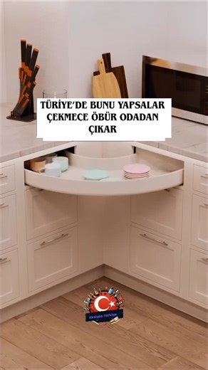 Nail erdoğu on Instagram: "Sizce bu mutfak dolabı modelini Türkiye’de yapabilirlermi ⁉️ #evdüzen #düzen #ev #eveşyası #mutfak"