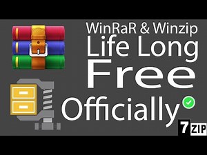 How To Free Download WinRAR & WinZip | Official Method ✅ | 7 zip