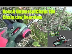 Bosch UniversalChain 18v Cordless Chainsaw Overview