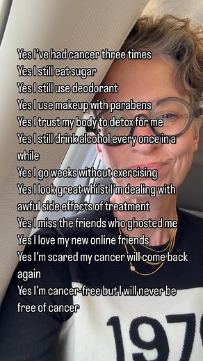 250K views · 1.9K reactions | I’m cancer-free but will never be free of cancer That’s why I keep posting and writing and creating content To help people know they’re not alone and guide them using evidence not BS What do you post on Insta? What would you like to see me post more of? | Dr Liz O'Riordan | Facebook