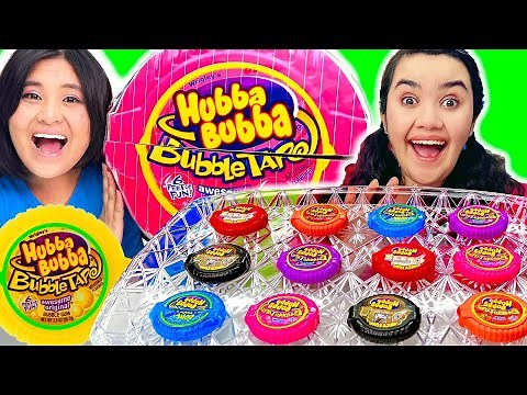 Giant Hubba Bubba Bubble Gum Mukbang