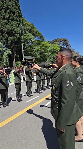 Um pedido de casamento ao final da solenidade.