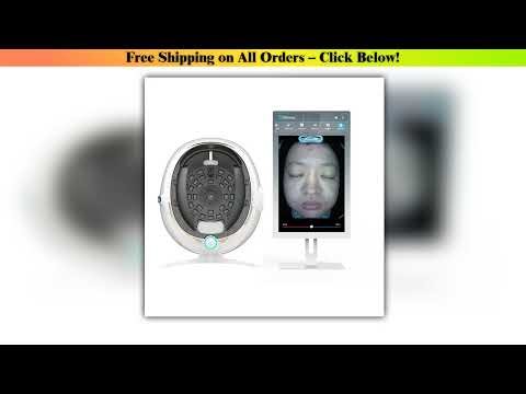 3D Facial Analyzer Monitor Machine Magic Skin Scanner Care Mirror Portable Testing English