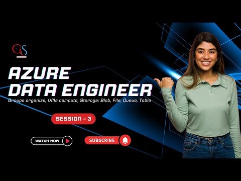 Azure Data Engineer Training | #azure Groups, VMs, Blob, File, Queue, Table Storage | Session 3