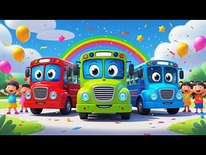 Wheels On The Bus | Learn Colors with Colorful Eggs | Kids Songs and Nursery Rhymes