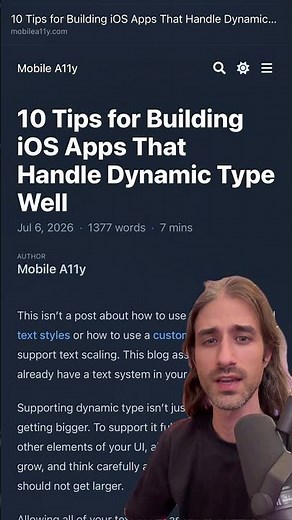 How to support dynamic text size without breaking your layout (iOS)
