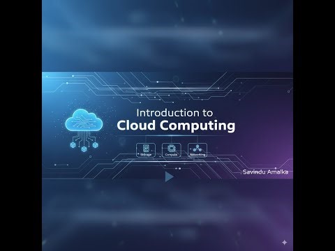 Introduction to Cloud Computing in Sinhala - Cloud Computing මුල සිට