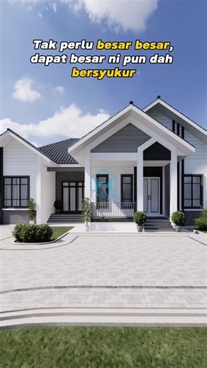 Desain Rumah Mewah 3D untuk Encik Rudy