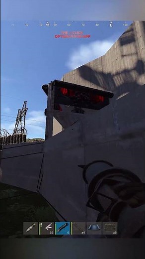 200 IQ Turret Defense Setup 🧠🤓#rust #rustgame #rustclips