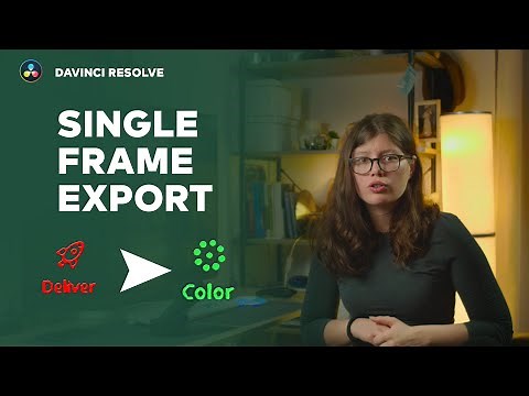 Export single frame - DaVinci Resolve *quick tips*