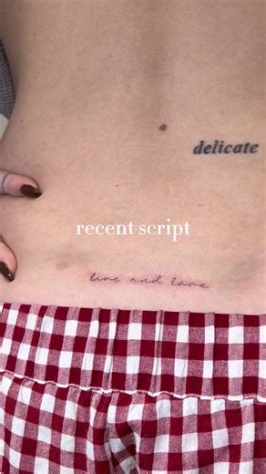 script tattoos I’ve been loving lately 🖤 #tattooartist #finelinetattoo #scripttattoo #tattootok #tattooideas