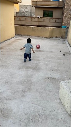 Baby playing football ⚽️| Cute baby’s soccer adventure! 🏟️
