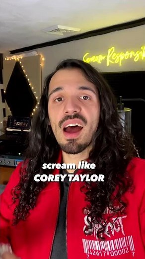 Scream like Corey Taylor from Slipknot (30 Second Voice Lesson)