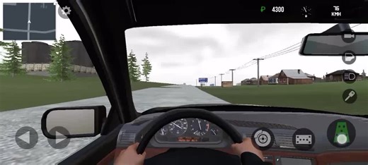 Driving Simulation Game Experience from First-Person View