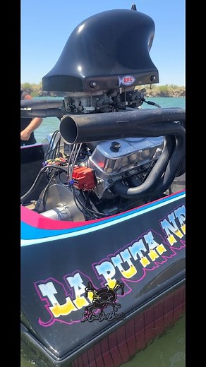 Troy Van Horn's "La Puta Negra" Wilder Craft 🤘 #socaljetboats #scjb #wildercraft #laputanegra #jetboat #jetboats #njba #dragboat #riverracing #supportyourlocaldragboatracer #blythe #blytheca #lowerriver | SoCal Jet Boats