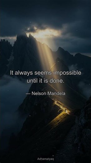 Mandelas Secret to Doing the Impossible #motivation #mindset #history